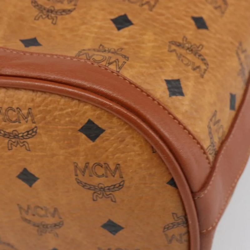 Mcm Visetos Pvc Brown Bag