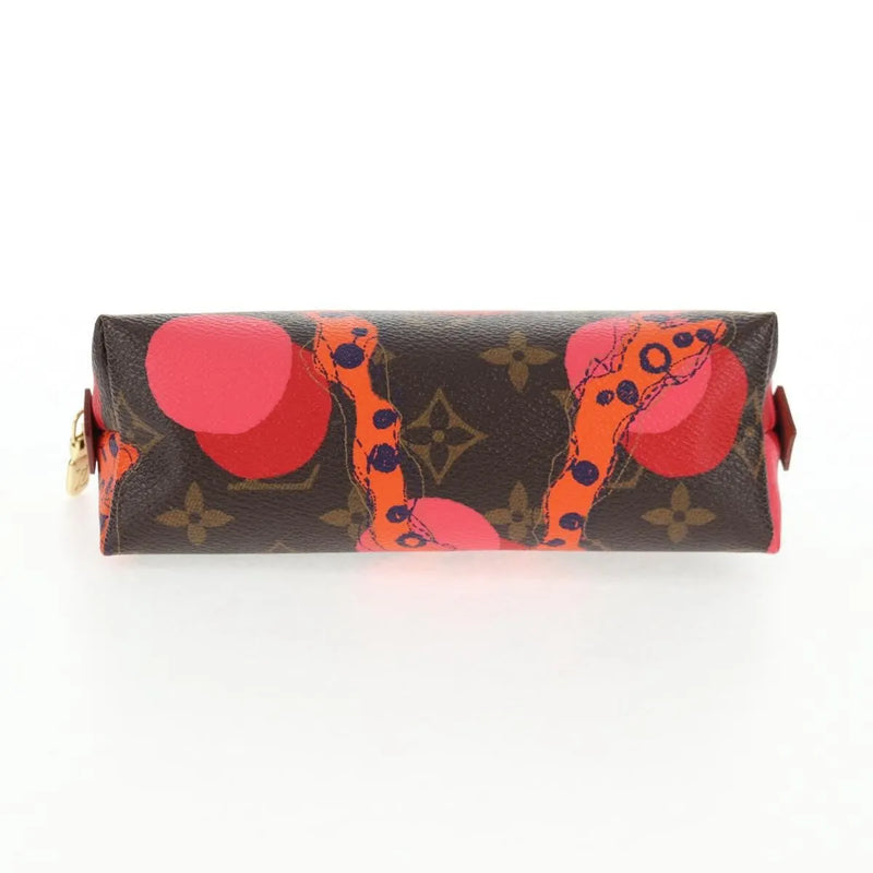 Louis Vuitton Cosmetic Limited Edition Monogram Jungle Dots Brown Canvas Bag