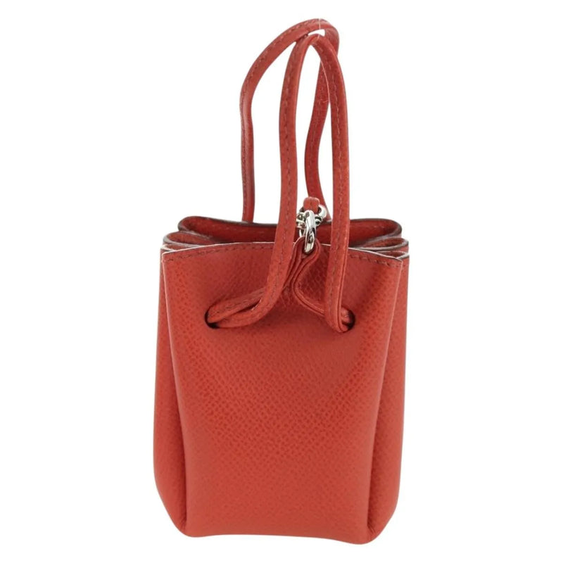 Hermes Vespa Leather Red Bag