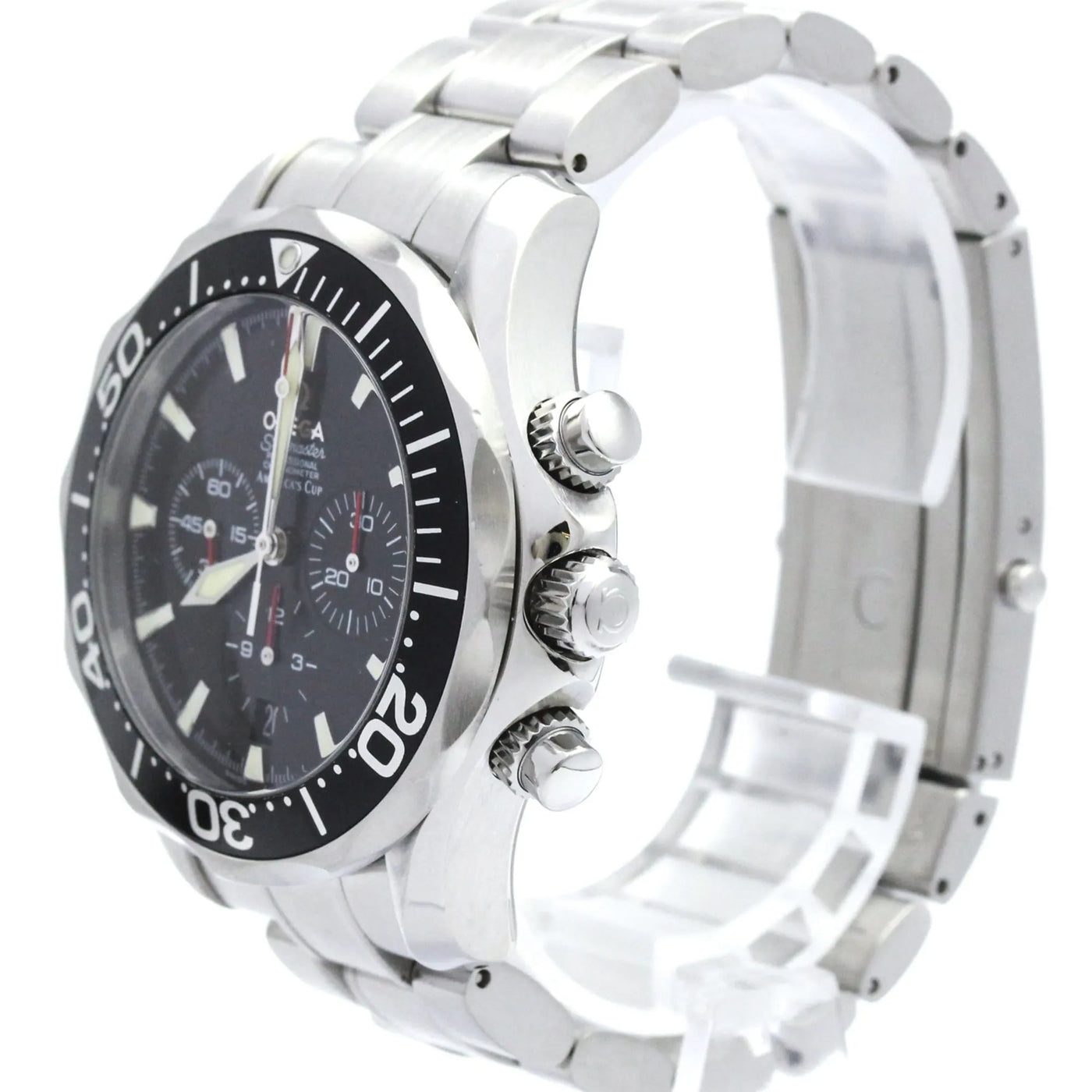 Omega Seamaster Americas Cup Diver 300m Co-Axial Chronometer Automatic Stainless Steel And Ceramic Watch