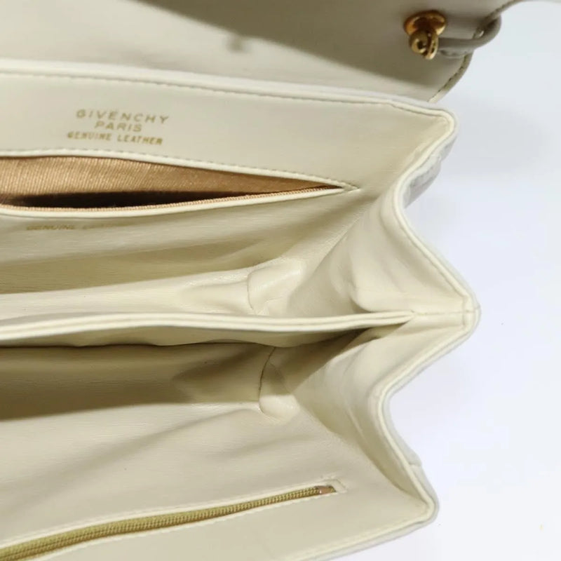Givenchy 4g Shoulder Bag Leather White