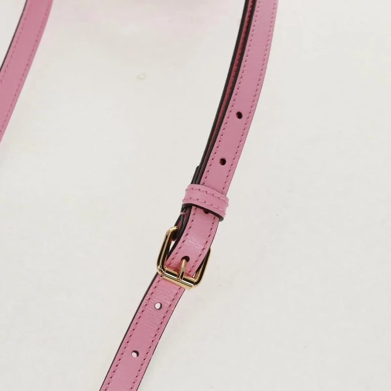 Gucci Vertical Tote Printed Leather Pink Bag