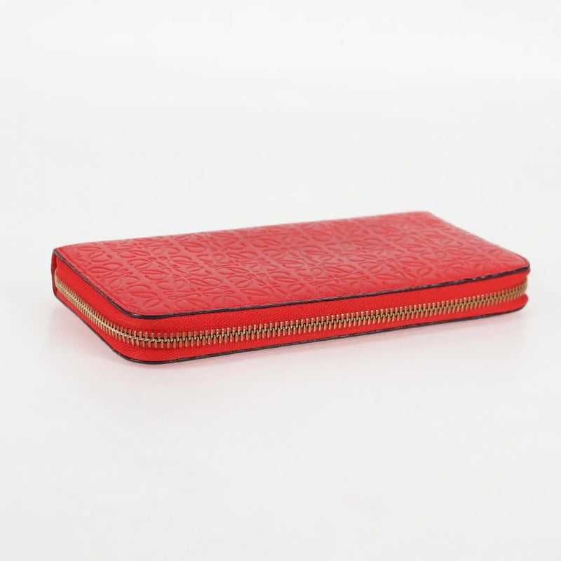 Loewe Anagram Leather Red Accessory