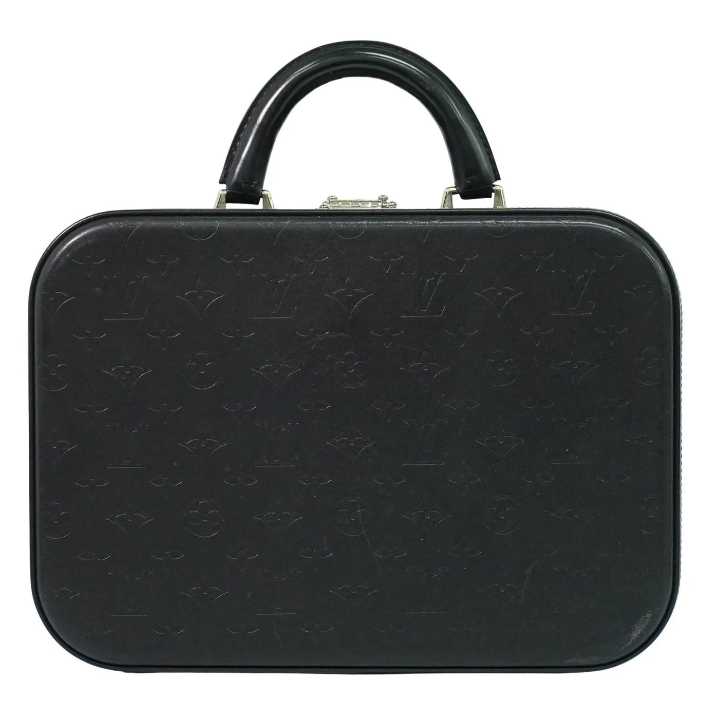 Louis Vuitton Valisette Monogram Glace Leather Black Patent_leather Bag