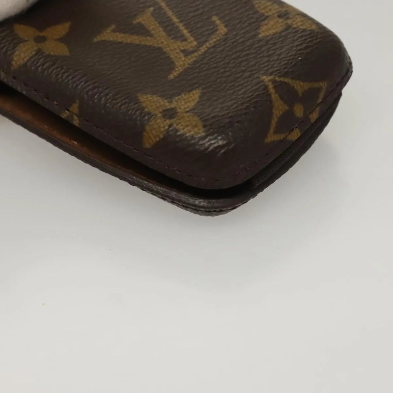 Louis Vuitton Etui Phone Case Monogram Canvas Brown Bag