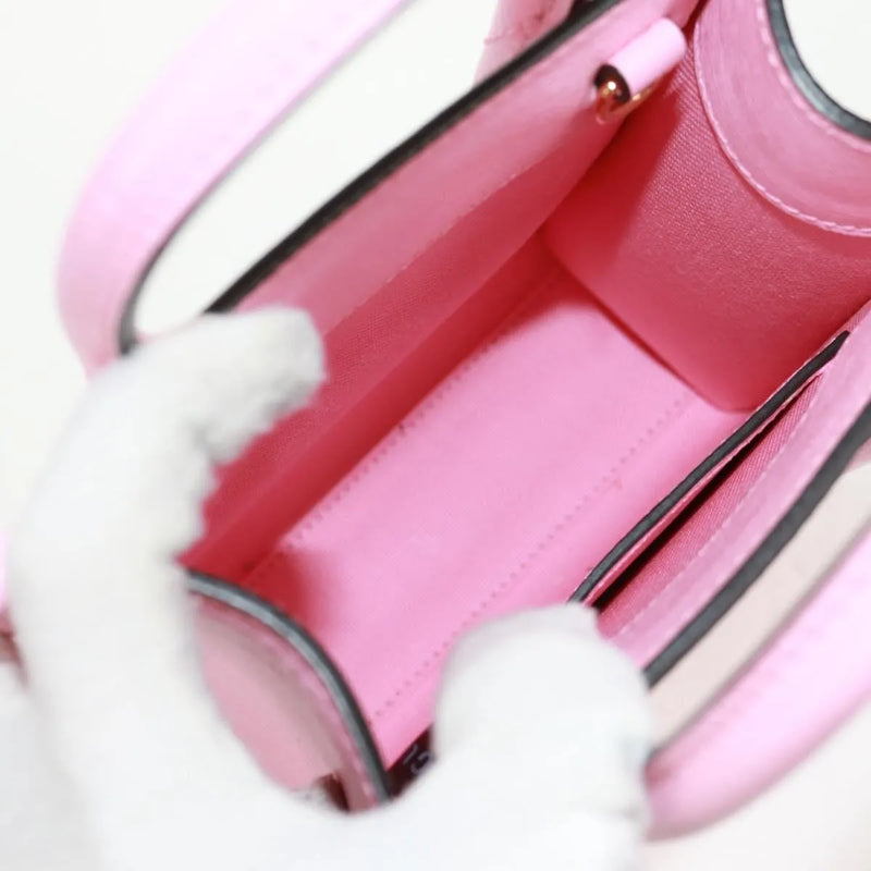 Gucci Vertical Tote Printed Leather Pink Bag