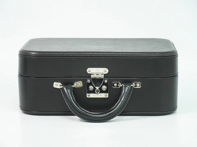 Louis Vuitton Valisette Monogram Glace Leather Black Patent_leather Bag