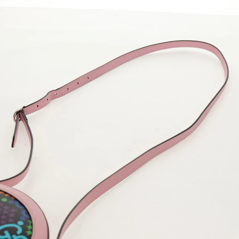 Gucci Round Psychedelic Print Gg Coated Canvas Multicolour Bag