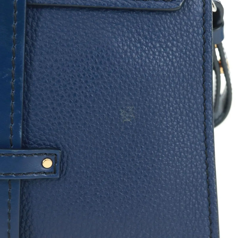 Chloe Aby Day Leather Blue Bag