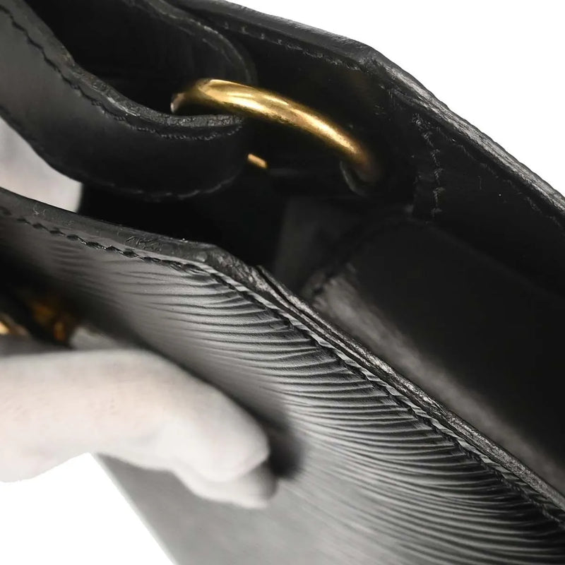 Louis Vuitton Cluny Leather Black Bag