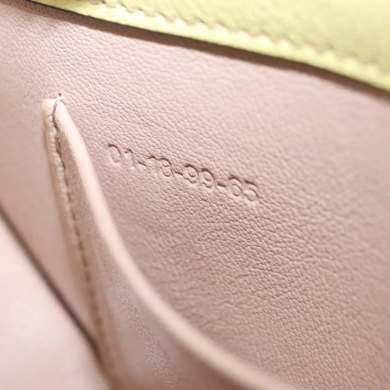 Chloe Nile Leather Yellow Bag