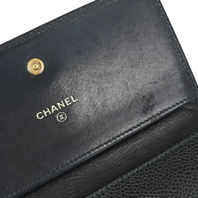 Chanel Timeless Cc French Caviar Black Calfskin Accessory