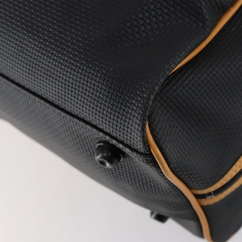 Saint Laurent Vintage Boston Pvc Leather Black Bag