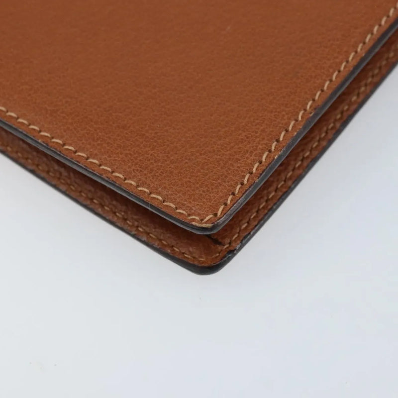Gucci Vintage Clutch Leather Brown Bag