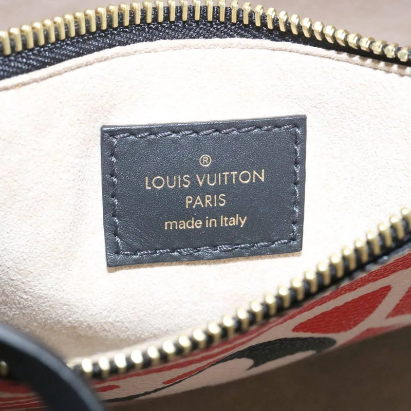 Louis Vuitton Neonoe Limited Edition Crafty Monogram Giant Red Canvas Bag