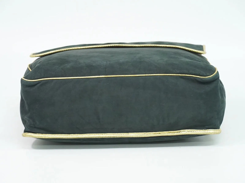 Loewe Anagram Suede Black Bag