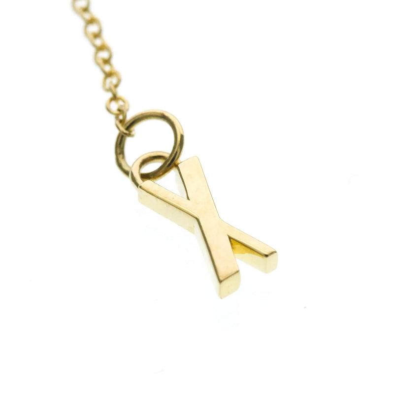 Tiffany & Co. Atlas X Closed Interlocking Pendant 18k Yellow Gold Yellow_gold Jewelry