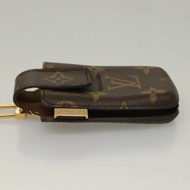 Louis Vuitton Etui Phone Case Monogram Canvas Brown Bag