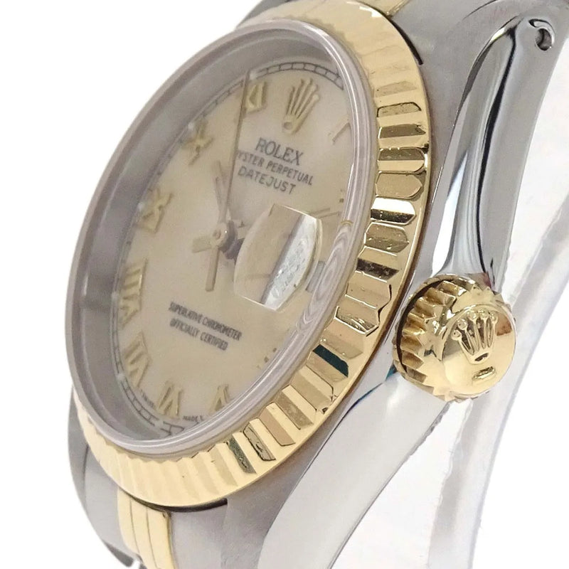 Rolex Oyster Perpetual Datejust Automatic Stainless Steel And Yellow Gold Watch