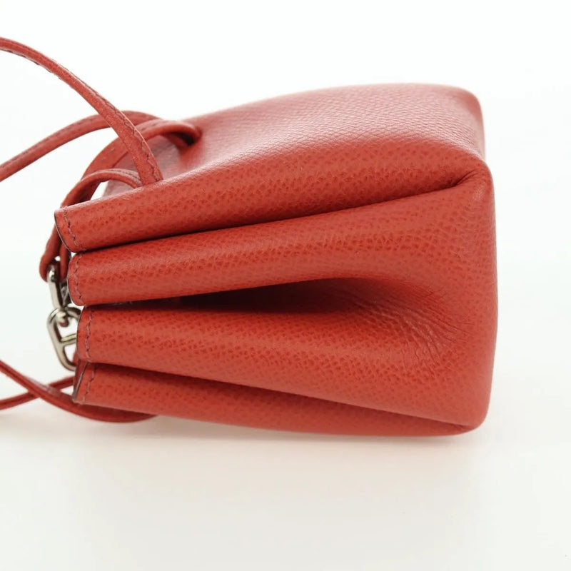 Hermes Vespa Leather Red Bag
