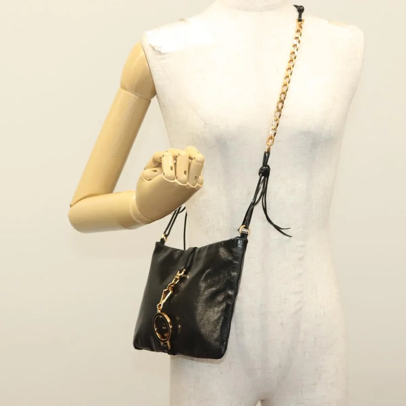 Prada Bow Vernice Saffiano Leather Black Bag