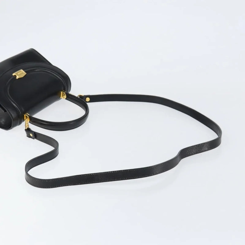 Bally Vintage Leather Black Bag