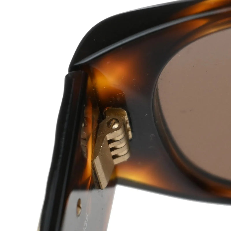 Chanel Cc Logo Matelasse Sunglasses Eye Wear Plastic Brown Accessory