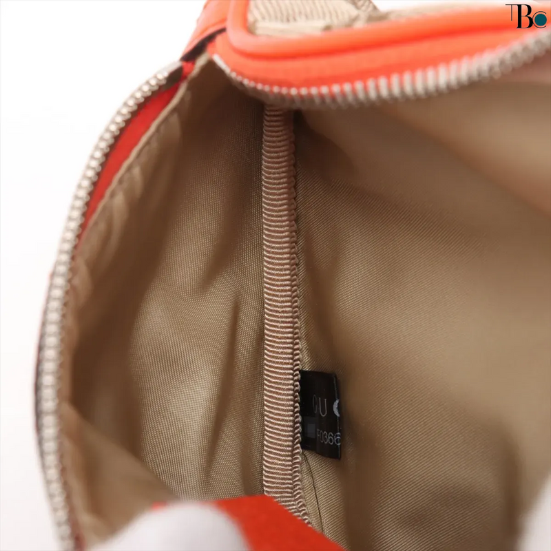 Gucci Ophidia Zip Belt Gg Velvet Beige Canvas Bag