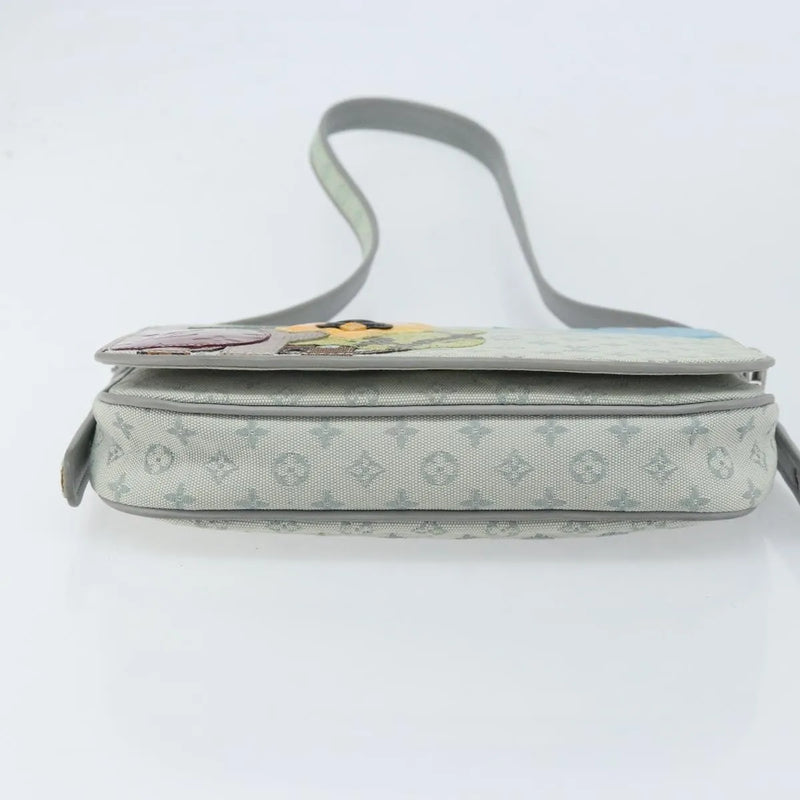 Louis Vuitton Conte De Fees Musette Monogram Patchwork Gray Canvas Bag