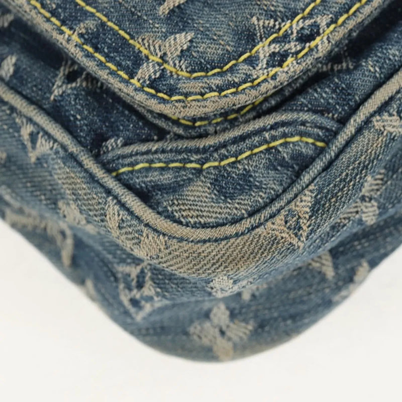Louis Vuitton Camera Monogram Denim Blue Denim_jeans Bag
