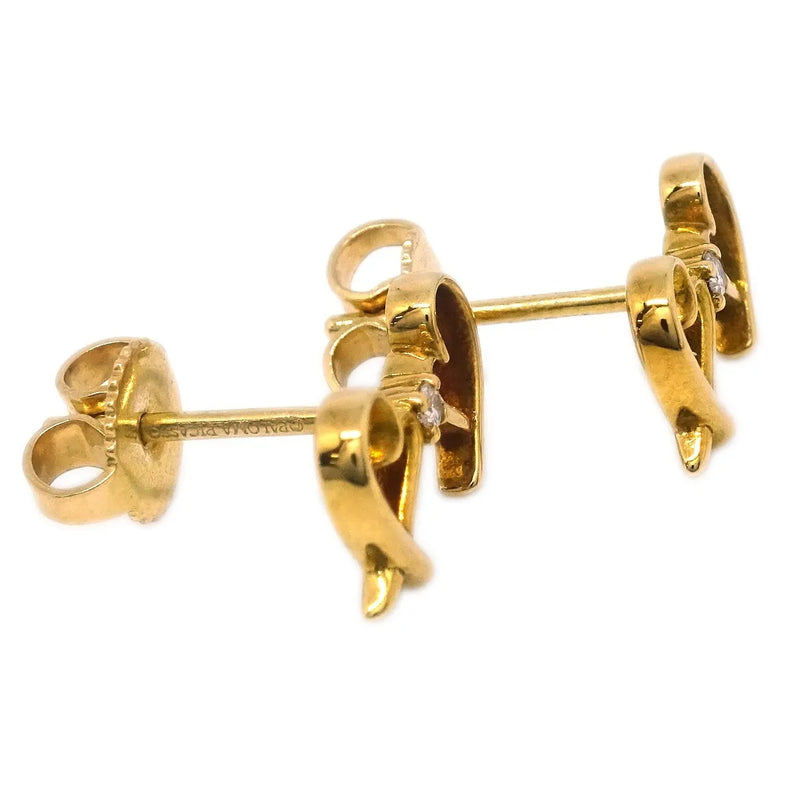 Tiffany & Co. Paloma Picasso Double Loving Heart 18k Yellow Gold With Diamonds Yellow_gold Jewelry