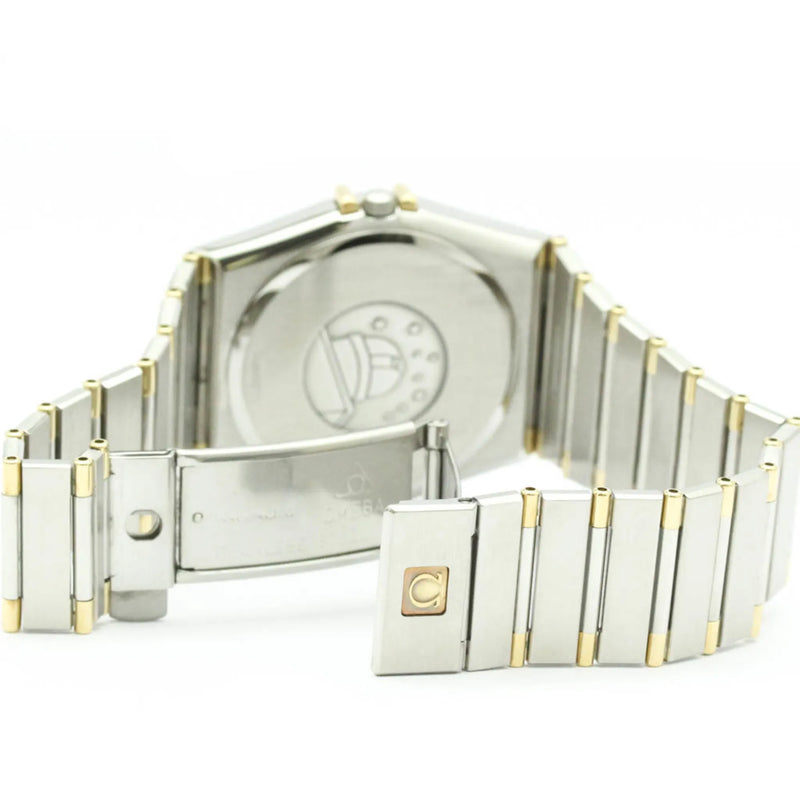 Omega Constellation Quartz Stainless Steel And Yellow Gold Watch