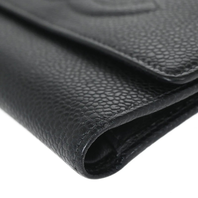 Chanel Timeless Cc French Caviar Black Calfskin Accessory