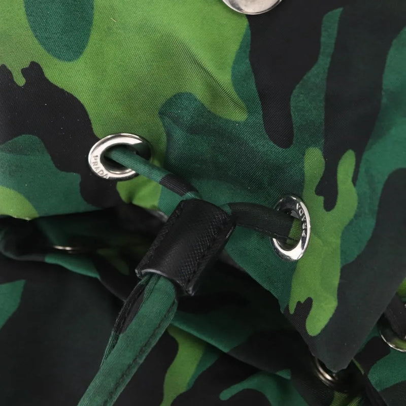Prada Camouflage Tessuto Green Nylon Bag
