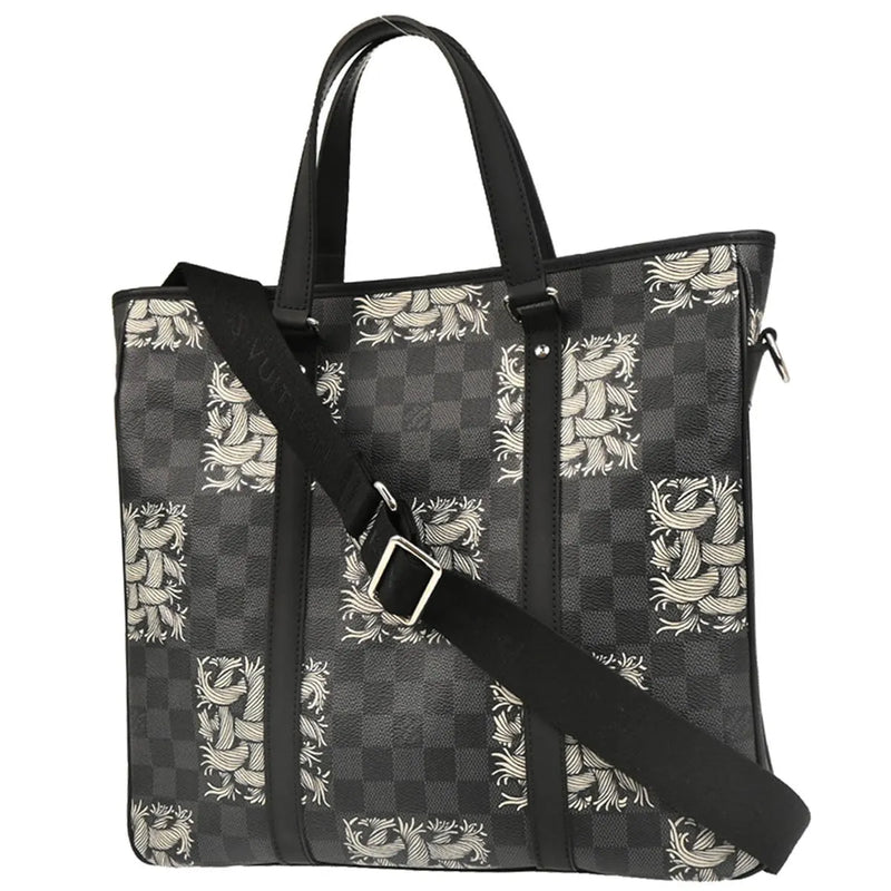 Louis Vuitton Tadao Limited Edition Nemeth Damier Graphite Gray Canvas Bag