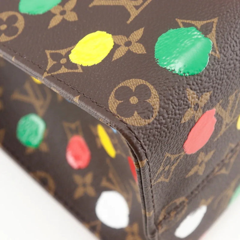 Louis Vuitton Onthego Tote Yayoi Kusama Painted Dots Monogram Canvas Multicolour Bag