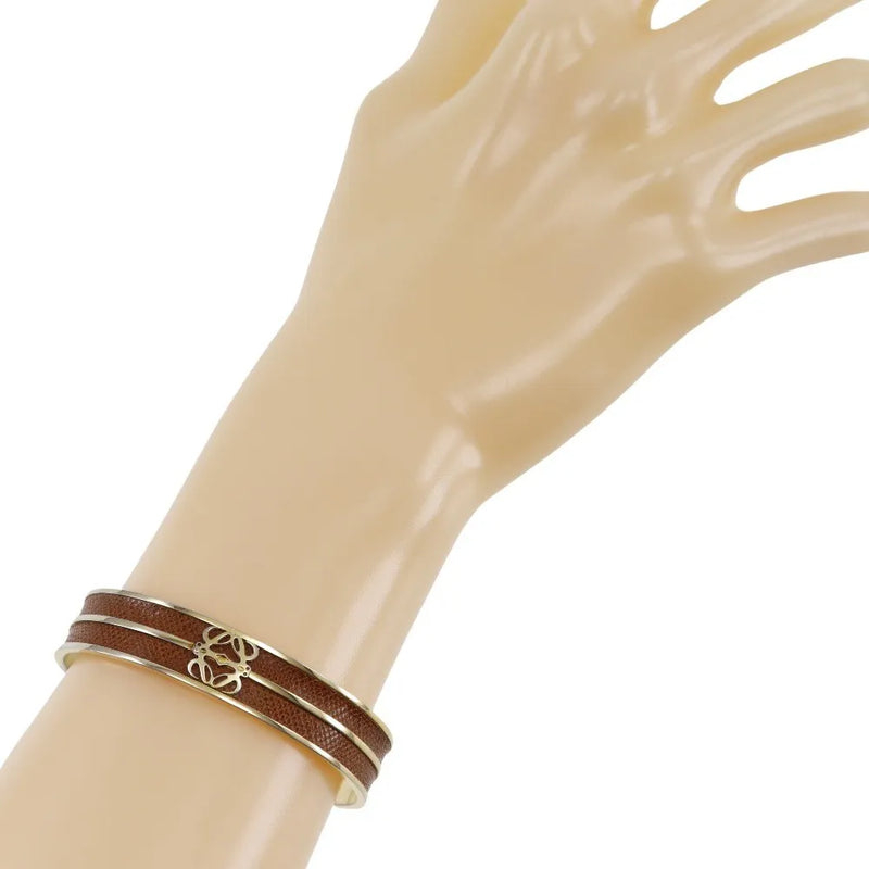 Louis Vuitton Anagram Bangle Gold Plated Gold_plated Jewelry