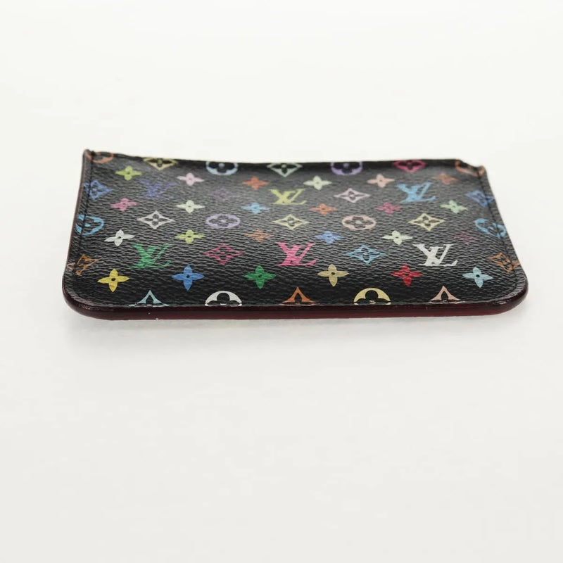 Louis Vuitton Pochette Clés Nm Monogram Multicolor Canvas Black Accessory