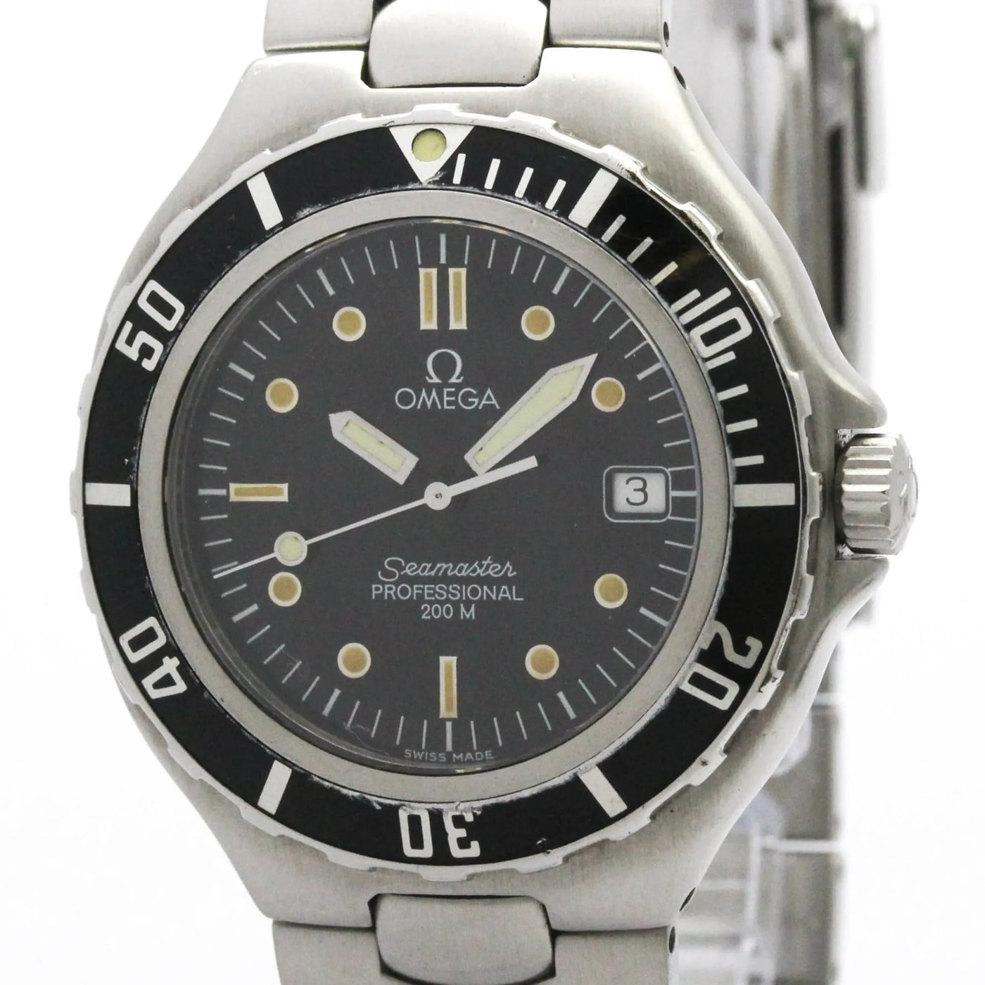 Omega Seamaster Professional 200 Pre Bond Chronometer Quartz Stainless Steel Watch