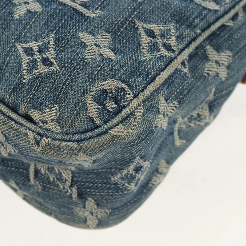 Louis Vuitton Camera Monogram Denim Blue Denim_jeans Bag