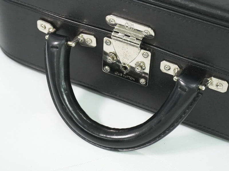 Louis Vuitton Valisette Monogram Glace Leather Black Patent_leather Bag