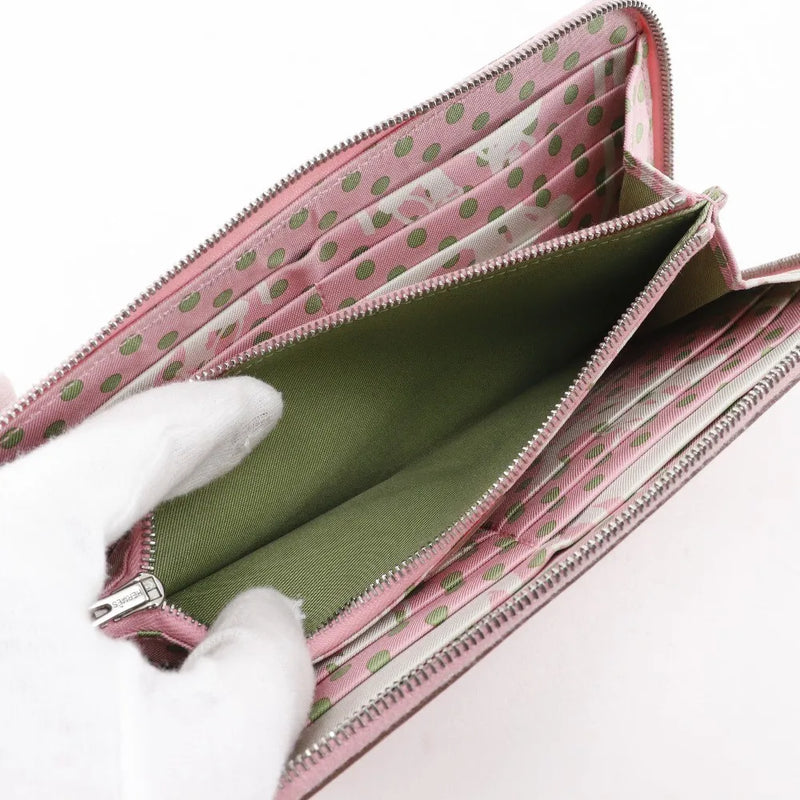 Hermes Azap Zip Around Epsom Pink Leather Accessory