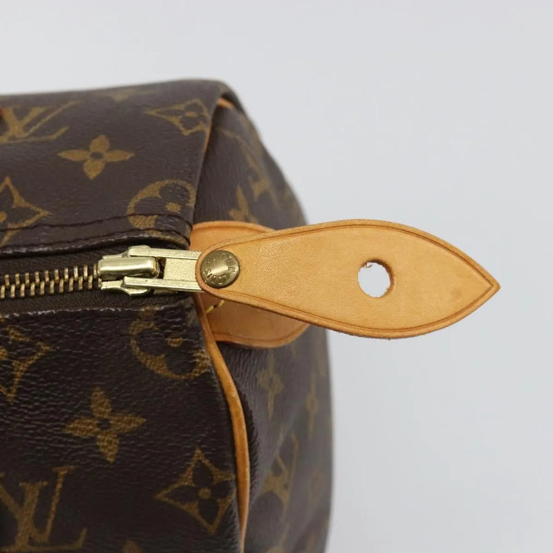 Louis Vuitton Speedy Monogram Canvas Neutral Bag