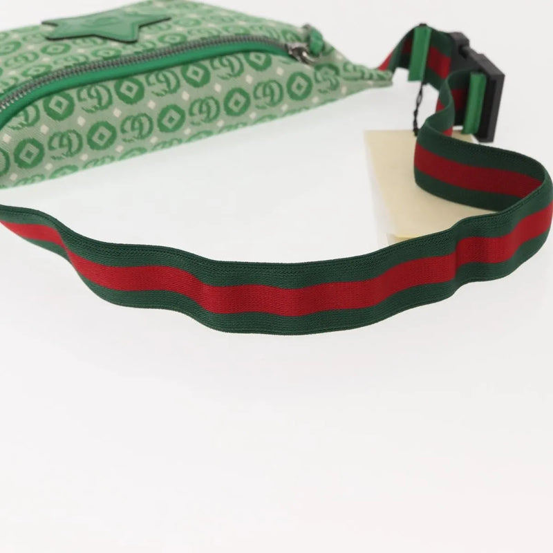 Gucci Waist Pouch Belt Gg Canvas Green Bag