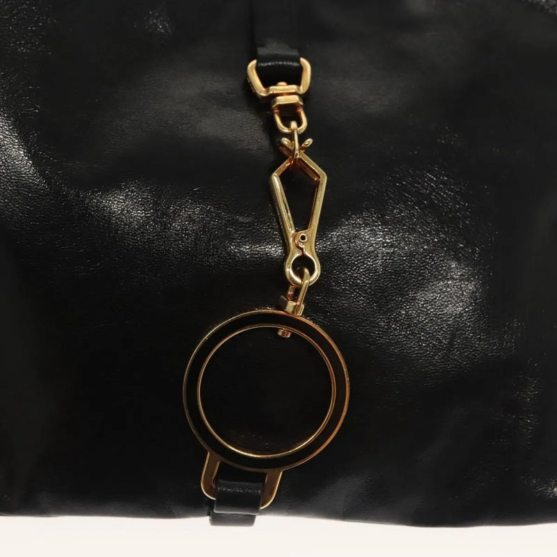 Prada Bow Vernice Saffiano Leather Black Bag
