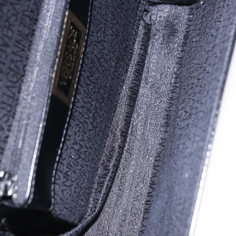 Versace Vintage Leather Black Bag