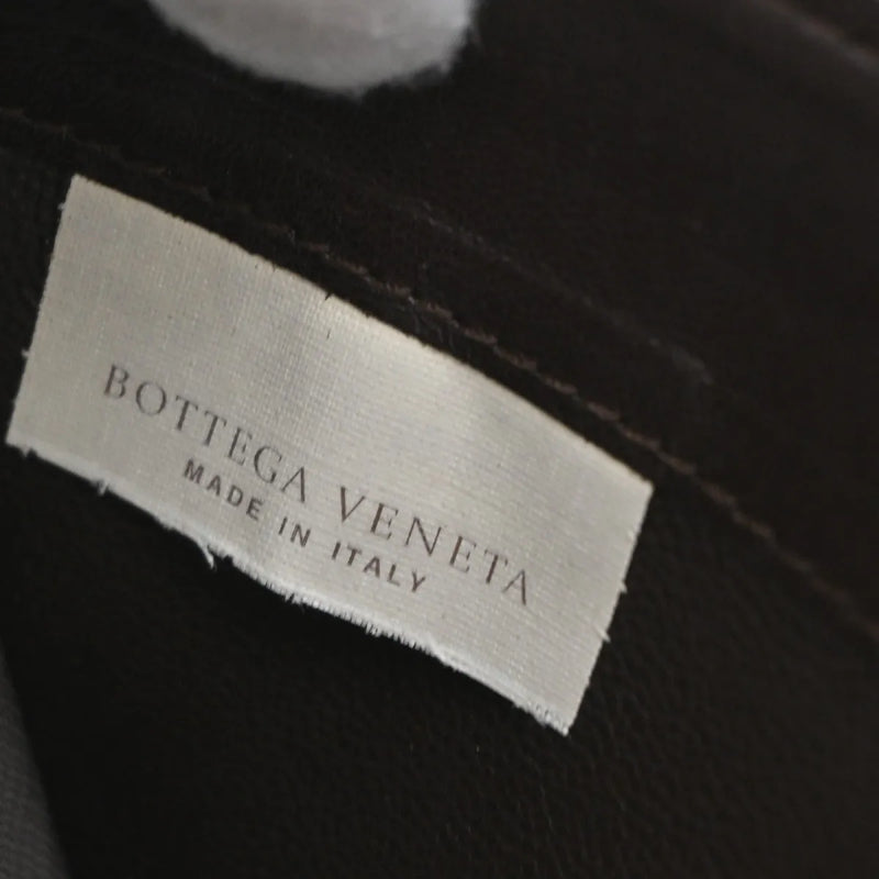 Bottega Veneta Intrecciato Long Zip Leather Brown Accessory
