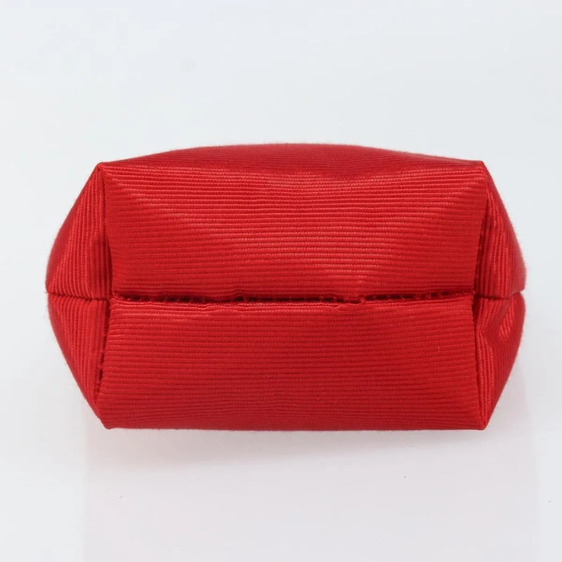 Celine Circle Logo Nylon Red Bag