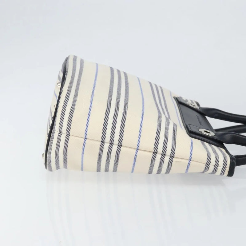 Burberry Blue Label Canvas White Bag