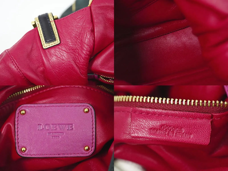 Loewe Anagram Suede Black Bag